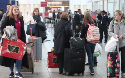 Cifra récord de viajeros por el Día de Acción de Gracias en EE.UU.