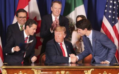 Estados Unidos, México y Canadá firman tratado comercial