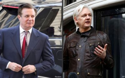 Manafort niega reporte de que se reunió con Julian Assange