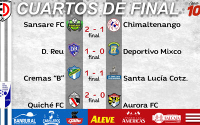 Resultados y posiciones, jornada 16 del torneo Apertura 2018 en la Primera División de Guatemala