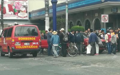 Accidente en La Democracia deja un herido