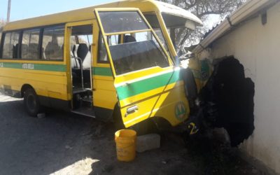 Heridos en accidente de bus ya salieron del HRO