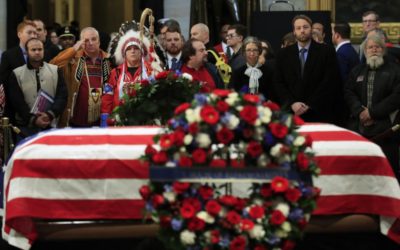 EE.UU. hace una pausa para dar su último adiós al presidente George H.W. Bush