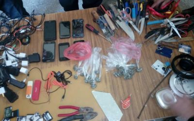 ¿Qué localizan en requisa en Granja Penal Cantel?