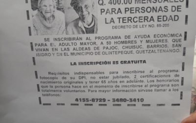 MINTRAB advierte de estafas a adultos mayores