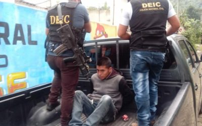 Capturado con granada de fragmentación