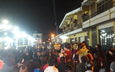 Fiesta navideña en Salcajá