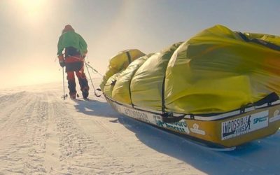 Por primera vez un hombre atraviesa la Antártida solo, a pie y sin ayuda