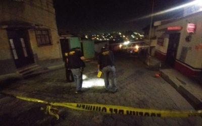 Investigan primer asesinato del 2019 en Xela