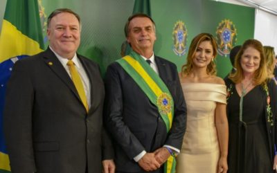 Pompeo en Brasil: «Tenemos la oportunidad de trabajar juntos contra los regímenes autoritarios»