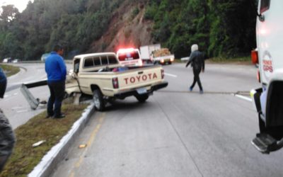 Un herido deja accidente en la Interamericana