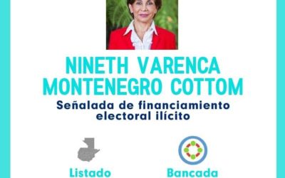 Encuentro por Guatemala respalda a Nineth Montenegro