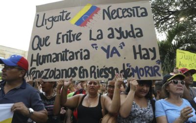 Guaidó convoca a conferencia mundial sobre crisis humanitaria en Venezuela