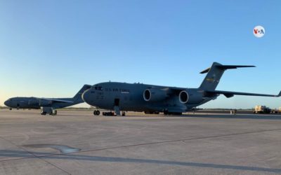 Dos aviones de EE.UU. con ayuda humanitaria para Venezuela se alistan para partir de Miami