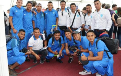 Selección Sub 23 de Guatemala aterriza en Francia
