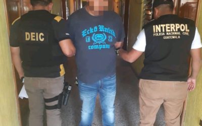 Interpol captura en Guatemala a prófugo ecuatoriano
