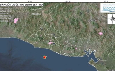 Terremoto de magnitud 6.8 grados sacude El Salvador