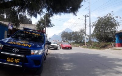 Paralizan servicio de buses en el Valle de Palajunoj