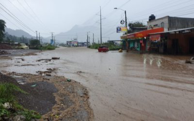 Lluvia causa estragos en el Valle de Palajunoj