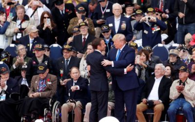 Trump en Francia conmemora el 75 aniversario del Día D
