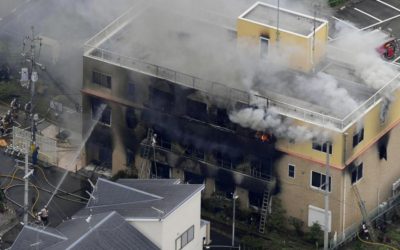 Incendio criminal en estudio de animación en Kioto deja más de 30 muertos