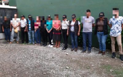 14 capturados y 103 máquinas tragamonedas incautadas en Coatepeque