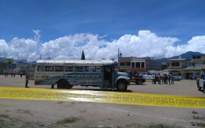 Mortal ataque armado a bus de la ruta El Trigal