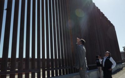 CIDH recorre el muro en medio de la visita a la frontera sur de EE.UU.