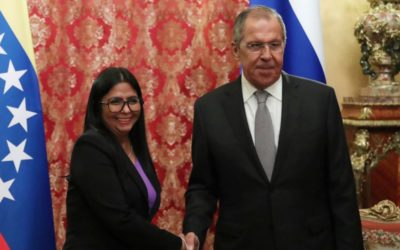 Canciller ruso y vicepresidenta de Venezuela reafirman alianza en Moscú