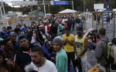 Ecuador evalúa corredor humanitario para venezolanos con visas hacia otros países