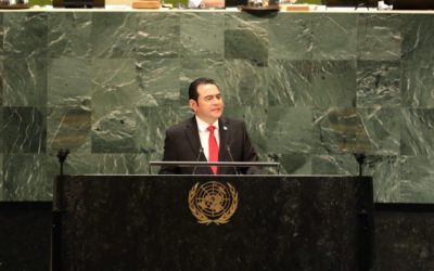 Jimmy Morales se sigue quejando de la Cicig, esta vez en discurso ante la ONU