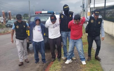 Reportan la captura de sicarios que operaban en el Occidente de Guatemala