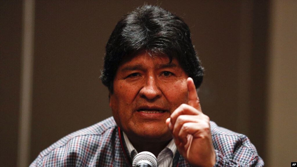 Canciller: Expresidente de Bolivia Evo Morales está en Argentina como refugiado