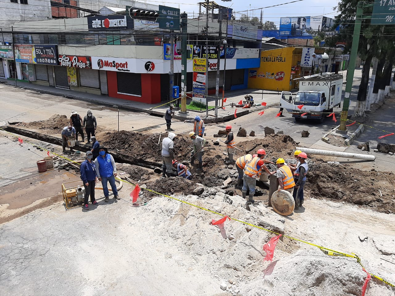 Ampliación de drenaje en la zona 3 de Xela continuará la próxima semana