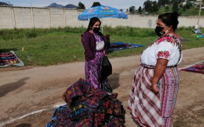 Inauguran mercado de artesanías en Cantel, en medio de la pandemia del COVID-19