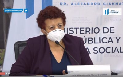 Ministra de Salud de Guatemala, en su primera conferencia de prensa, habla de la situación del COVID-19
