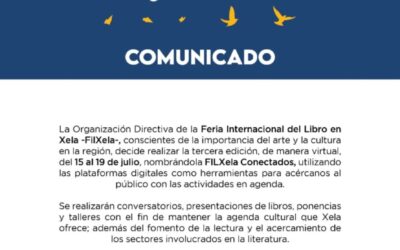 Feria Internacional del Libro en Xela será virtual