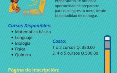 Cursos de nivelación para ingresar a la USAC inician el 20 de julio. Inscripciones aún disponibles