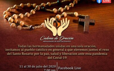 COVID-19 | Más de 40 hermandades y cofradías de Xela se unen en Cadena de Oración