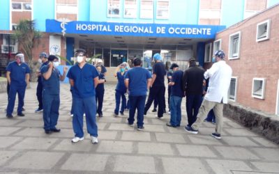 (((Vídeos y fotos))) | Médicos internistas del HRO señalan que están al borde del colapso