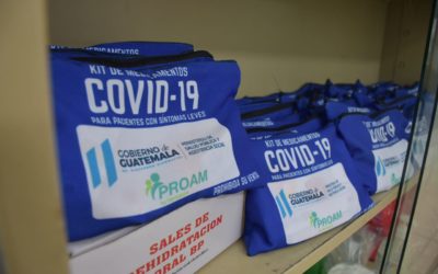 CAP de Xela recibe nueva dotación de pruebas para detectar COVID-19 y kits de medicamentos