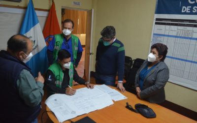Presentan propuesta para ampliar el Hospital Temporal COVID-19 Quetzaltenango