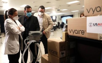 EE.UU. dona más ventiladores a El Salvador en apoyo a lucha contra COVID-19