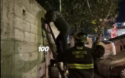 Hombre rescata a sus nietos tras incendio en vivienda