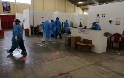 Hospital temporal de Quetzaltenango funciona al 110 % de su capacidad, según su director