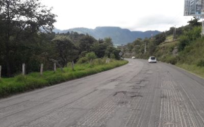Otro año sin reparación de carretera de Cantel