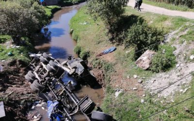 Mujer muere en accidente de tránsito en la ruta a San Carlos Sija
