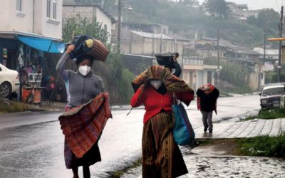 Lluvia continuará en el occidente de Guatemala