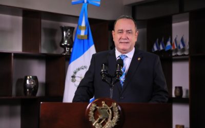«El mundo nos volteará a ver el próximo año». Esto dijo en Cadena Nacional, el presidente de Guatemala