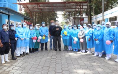 Paciente internado en el HRO vence al COVID-19